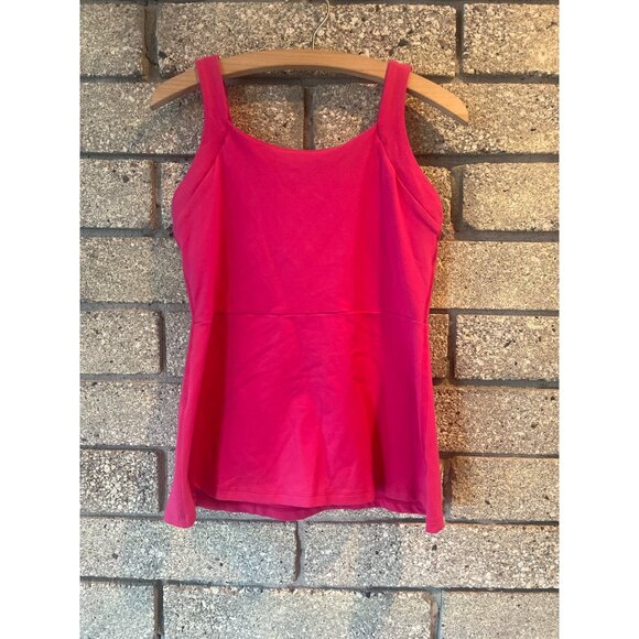 Kate Spade & Beyond YogaNew York Womens Fuchsia Tank Top With Tie Straps - Picture 1 of 12